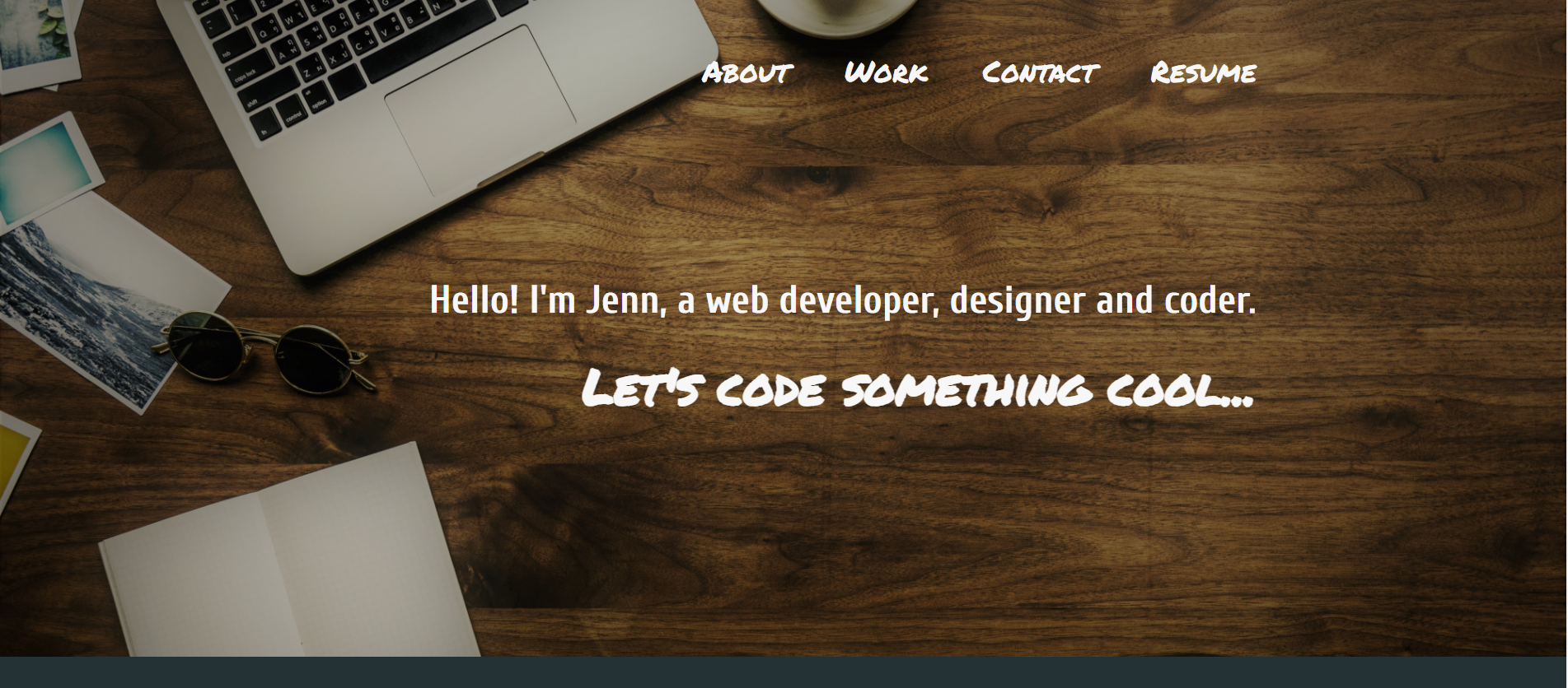 Jenn Loves to Code Website Screenshot